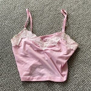 Pink Lace Cami